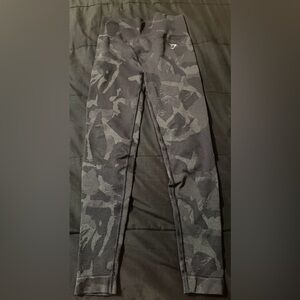 Gymshark Adapt Black Camo Leggings